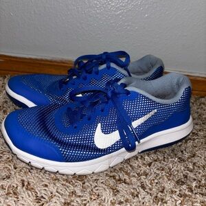 Nike Kids Blue and White Sneakers